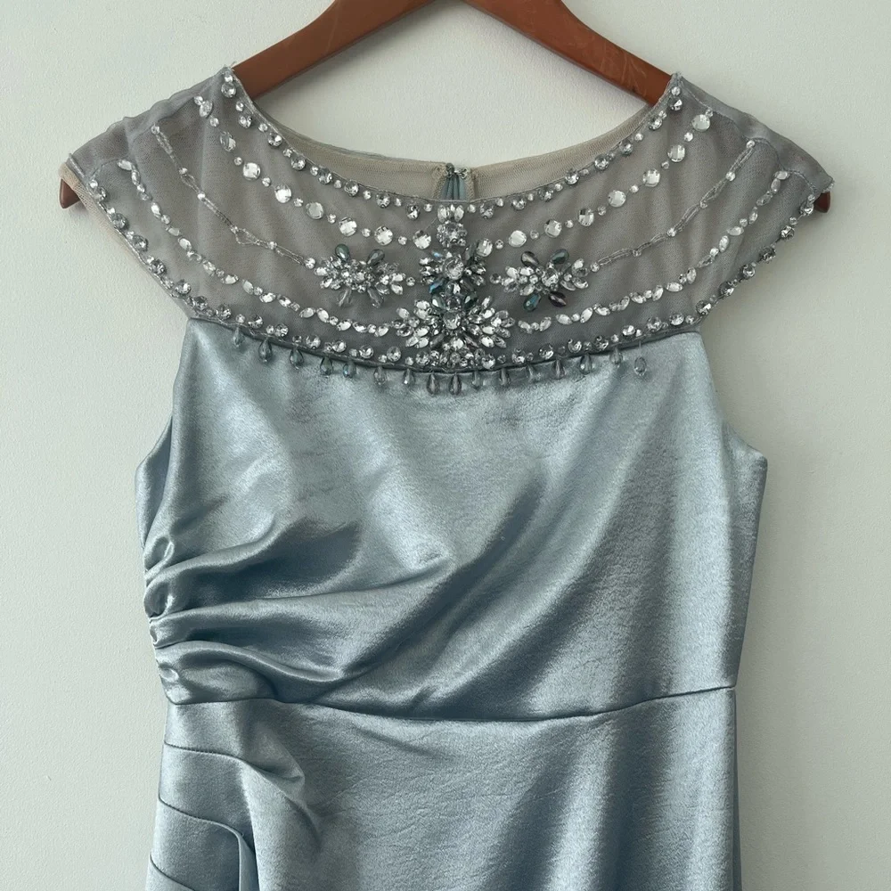 Adrianna Papell Satin Dress - Picture 1 of 8